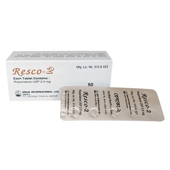 Pack Image: Resco 2 mg Tablet (5 x 10)