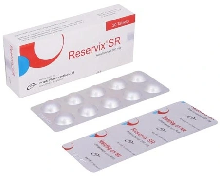 Pack Image: Reservix SR 200 mg Tablet (3 x 10)
