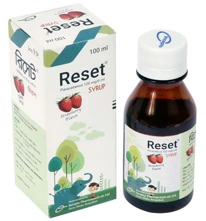 Pack Image: Reset 120 mg Suspension (60 ml bottle)