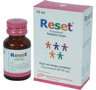 Pack Image: Reset 80 mg Pediatric Drop (15 ml bottle)