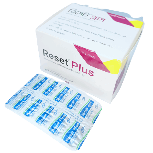 Pack Image: Reset Plus 500 mg Tablet (10 x 10)