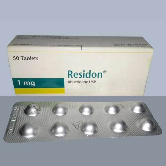 Pack Image: Residon 1 mg Tablet (5 x 10)