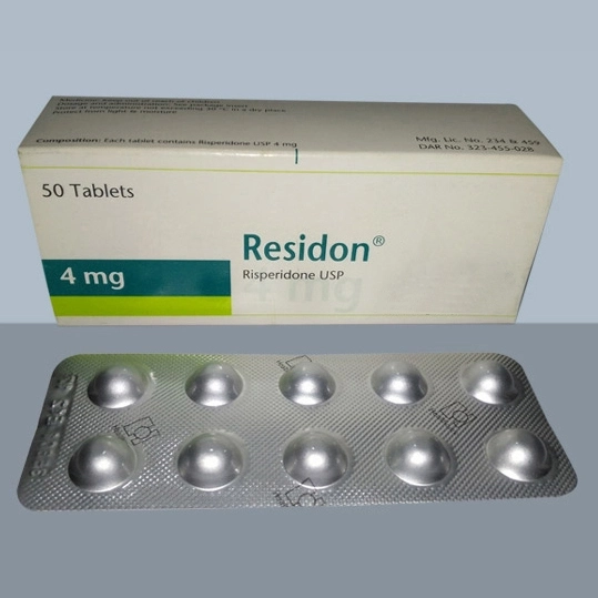 Pack Image: Residon 4 mg Tablet (5 x 10)