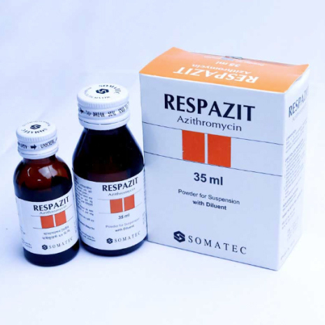 Pack Image: Respazit 200 mg Suspension (35 ml bottle)