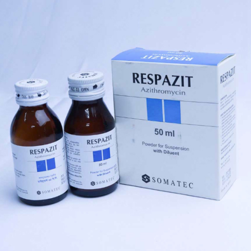 Pack Image: Respazit 200 mg Suspension (50 ml bottle)