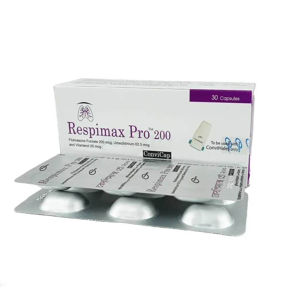 Pack Image: Respimax Pro 25 mcg Inhalation Capsule (5 x 6)