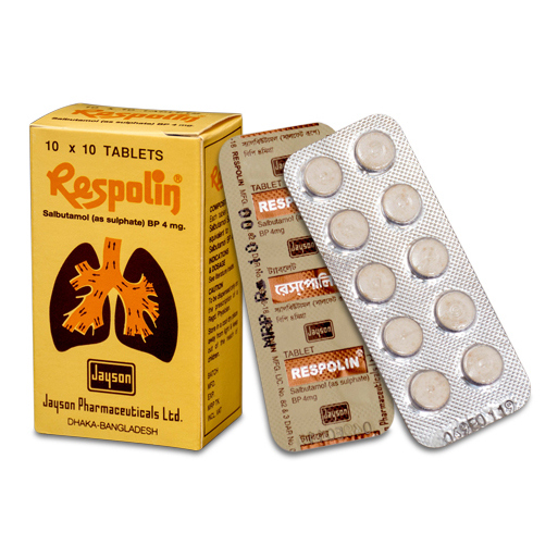 Pack Image: Respolin 4 mg Tablet (10 x 10)