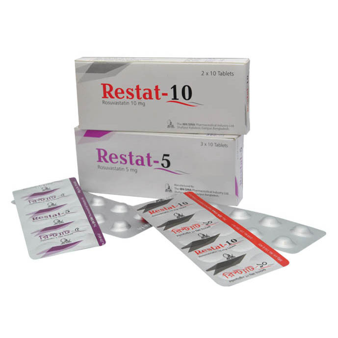 Pack Image: Restat 5 mg Tablet (3 x 10)