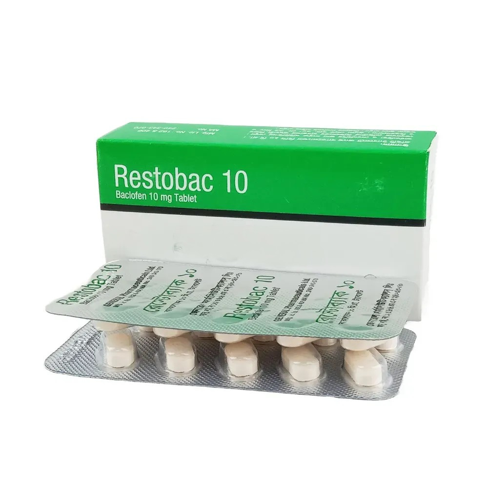 Pack Image: Restobac 10 mg Tablet (3 x 10)