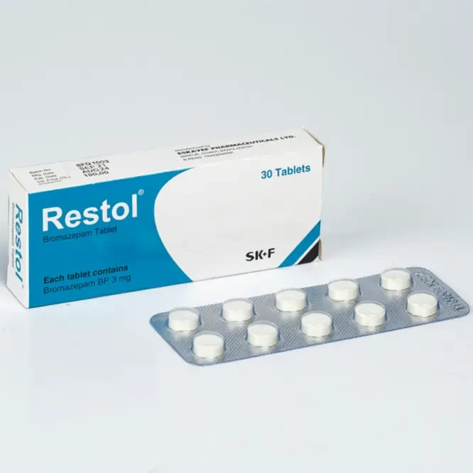 Pack Image: Restol 3 mg Tablet (3 x 10)
