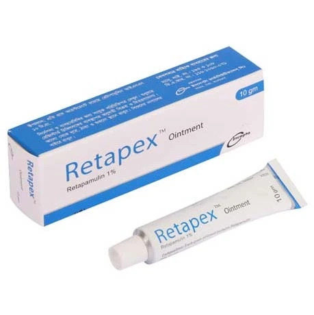 Pack Image: Retapex 1% Ointment (10 gm tube)
