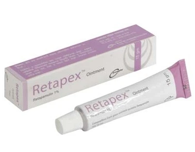 Pack Image: Retapex 1% Ointment (15 gm tube)