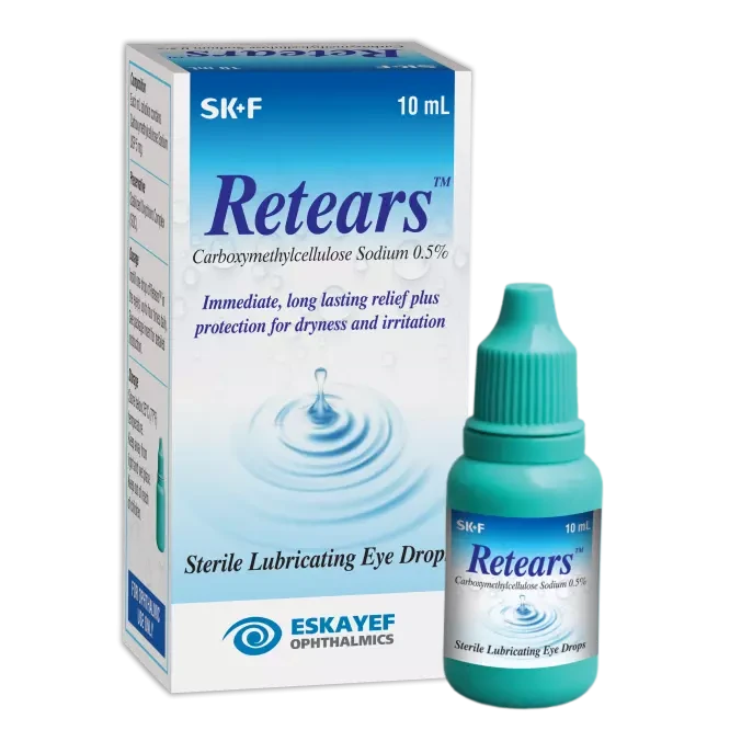 Pack Image: Retears 0.5% Eye Drop (10 ml drop)