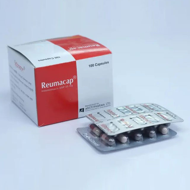 Pack Image: Reumacap 25 mg Capsule (10 x 10)