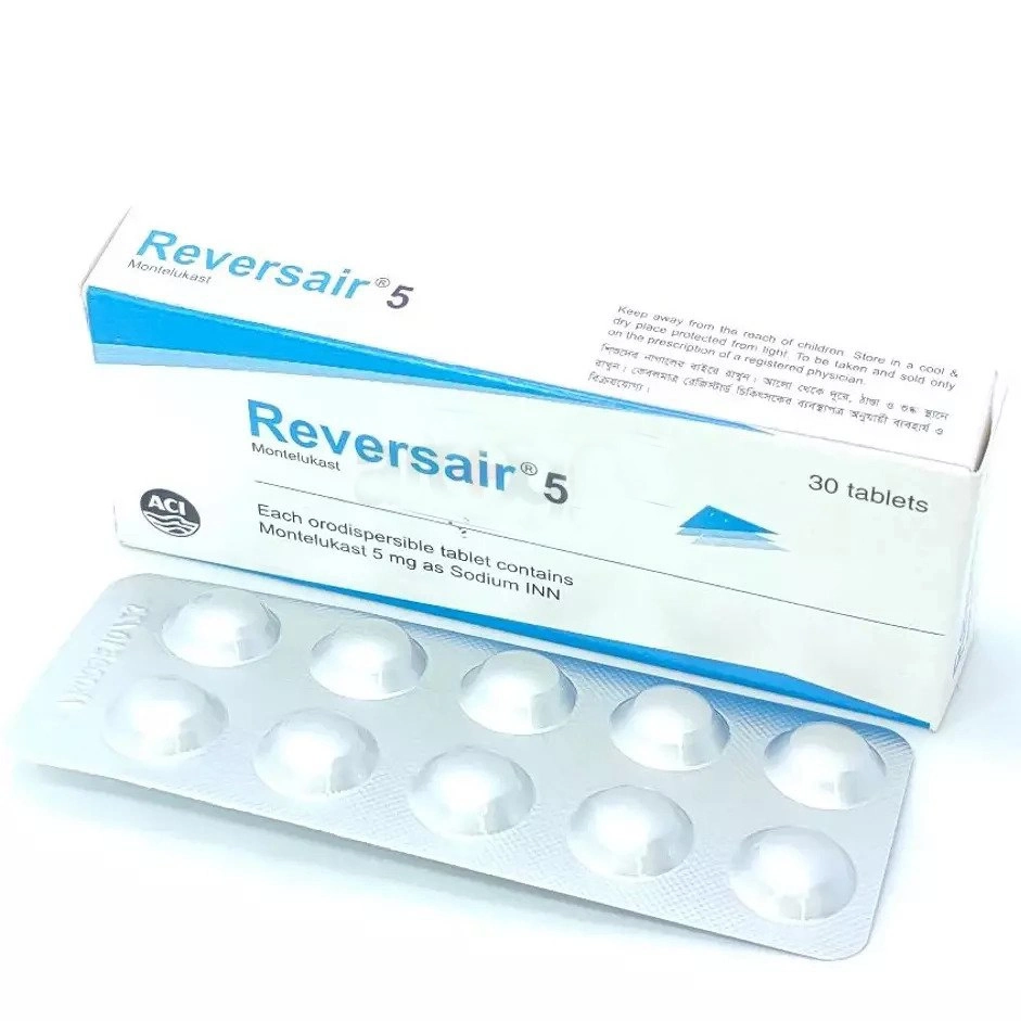 Pack Image: Reversair ODT 5 mg Tablet (3 x 10)