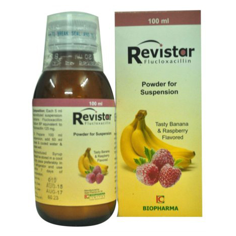 Pack Image: Revistar 125 mg Suspension (100 ml bottle)
