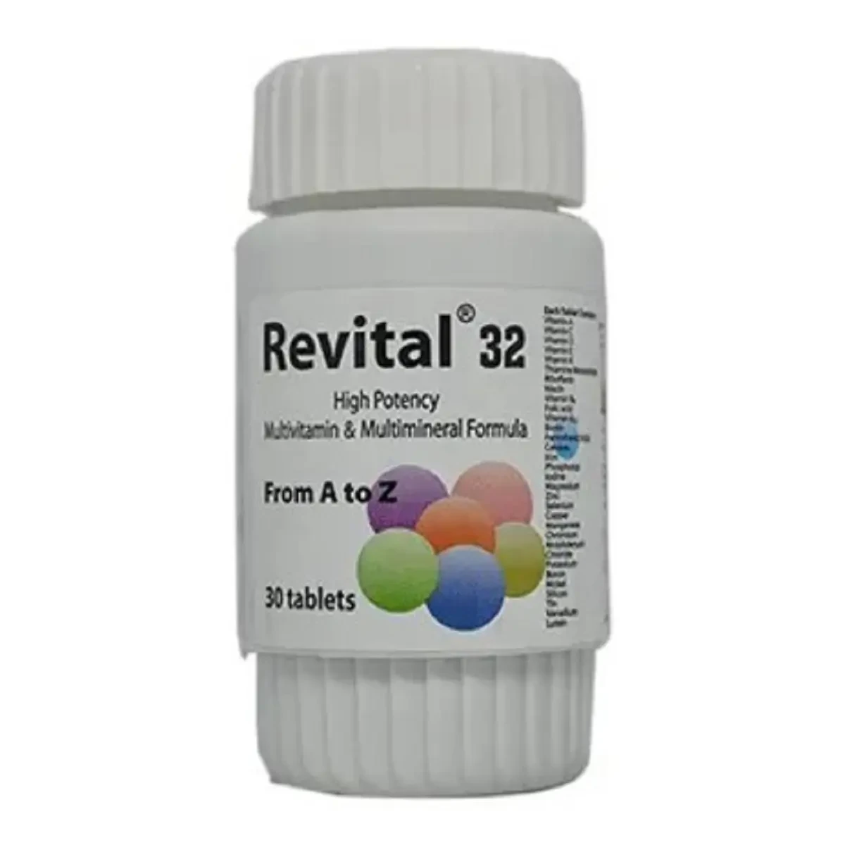 Pack Image: Revital-32  Tablet (1 x 30)