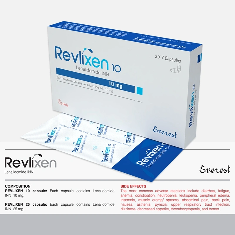 Pack Image: Revlixen 10 mg Capsule (3 x 7)