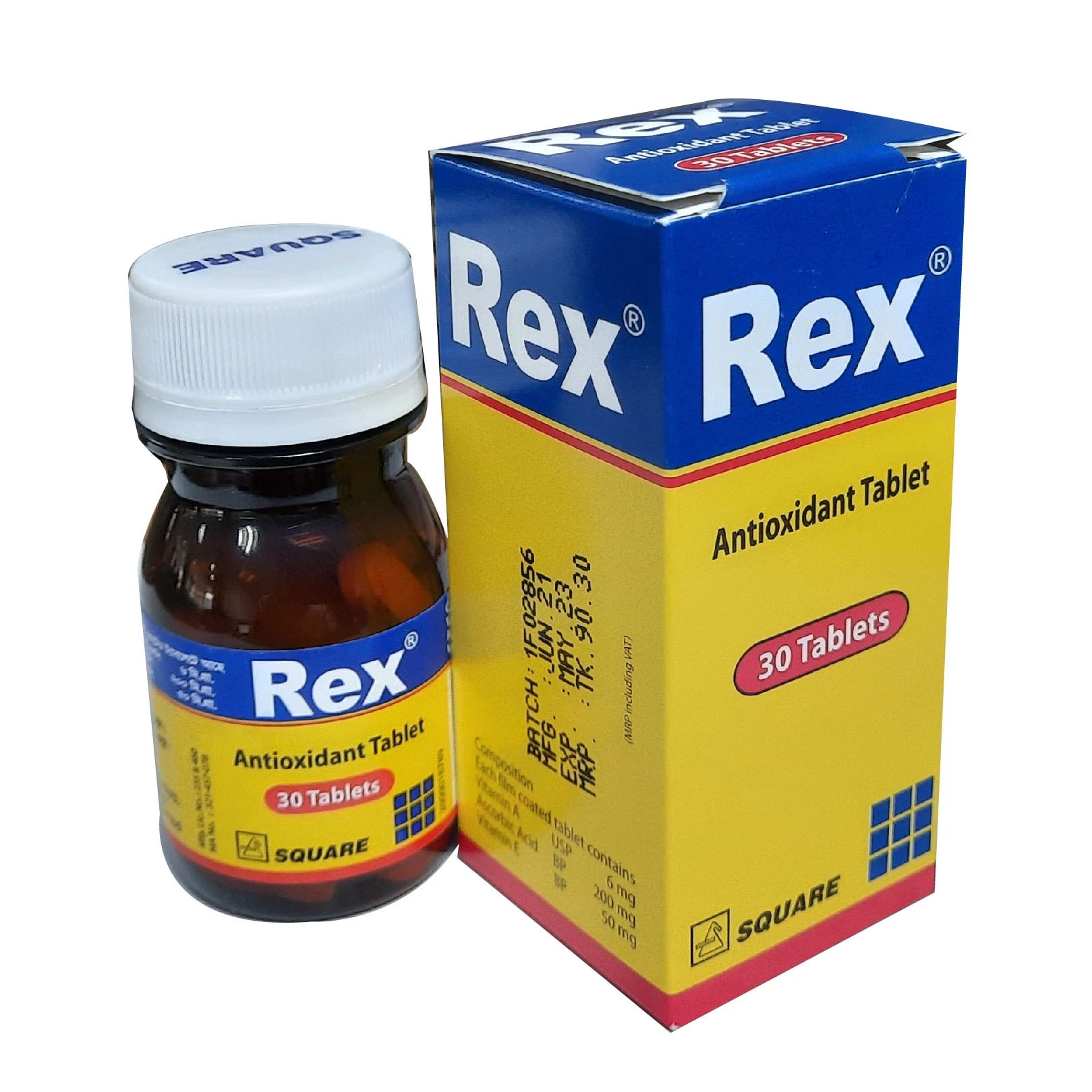 Pack Image: Rex 6 mg Tablet (1 x 30)