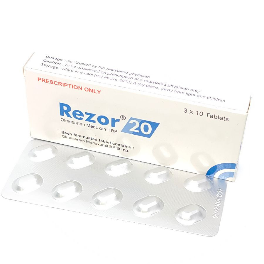 Pack Image: Rezor 20 mg Tablet (3 x 10)