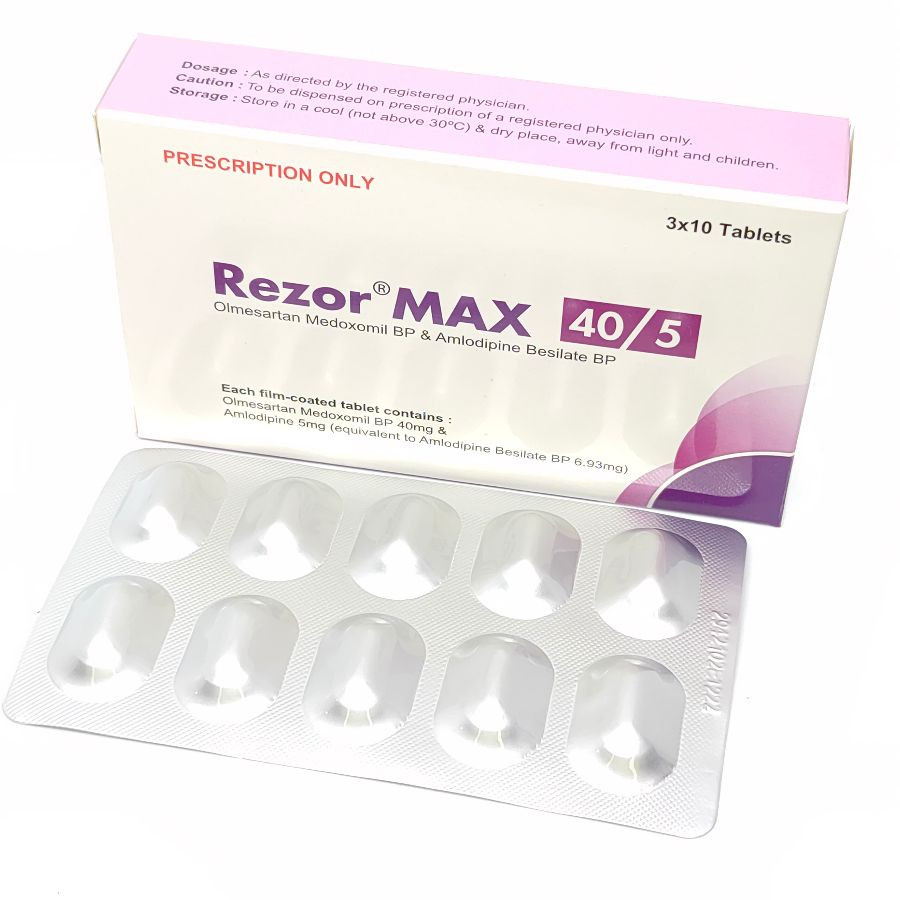 Pack Image: Rezor Max 5 mg Tablet (3 x 10)