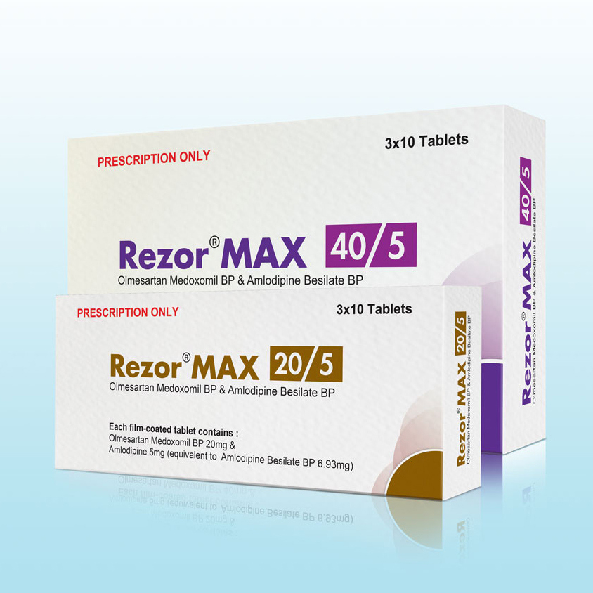 Pack Image: Rezor Max 5 mg Tablet (3 x 10)