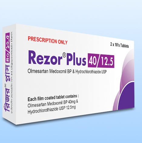 Pack Image: Rezor Plus 40 mg Tablet (2 x 10)