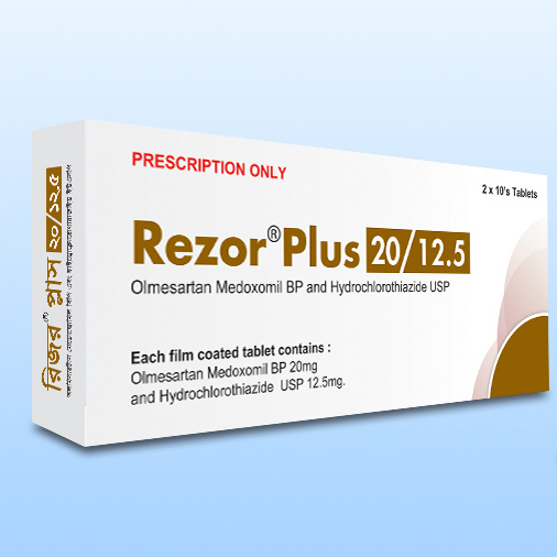 Pack Image: Rezor Plus 20 mg Tablet (2 x 10)