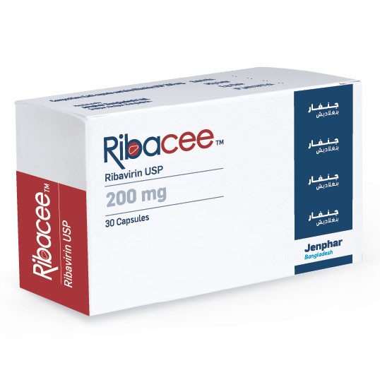 Pack Image: Ribacee 200 mg Capsule (3 x 10)