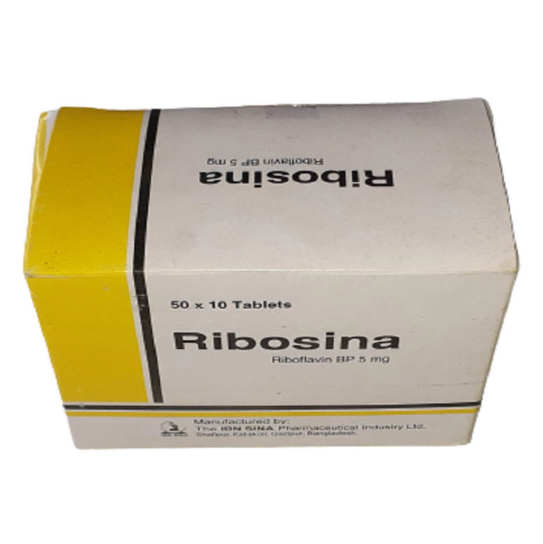 Pack Image: Ribosina 5 mg Tablet (50 x 10)