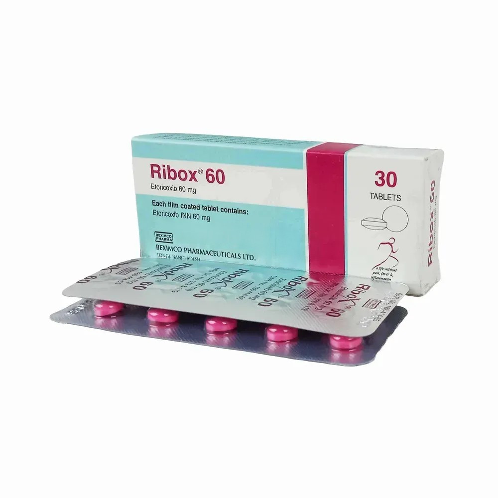 Pack Image: Ribox 60 mg Tablet (3 x 10)