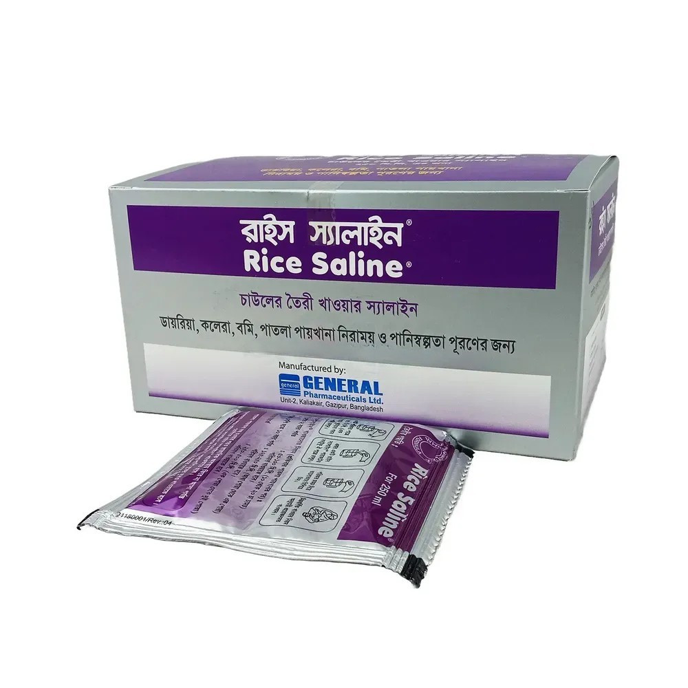 Pack Image: Rice Saline  Powder (250 ml sachet)
