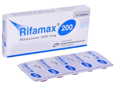 Pack Image: Rifamax 200 mg Tablet (1 x 10)