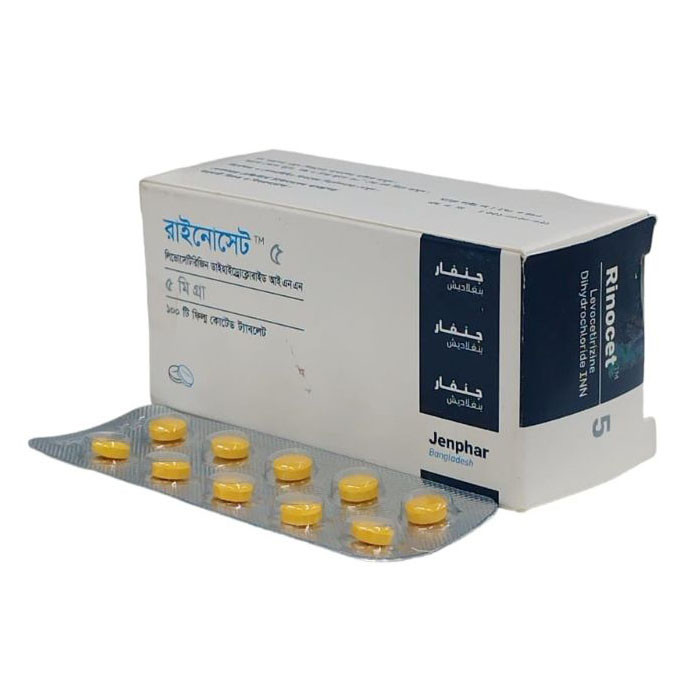 Pack Image: Rinocet 5 mg Tablet (10 x 10)