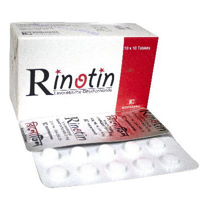 Pack Image: Rinotin 5 mg Tablet (10 x 10)
