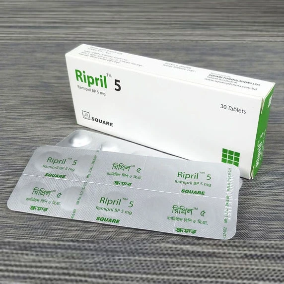 Pack Image: Ripril 5 mg Tablet (3 x 10)