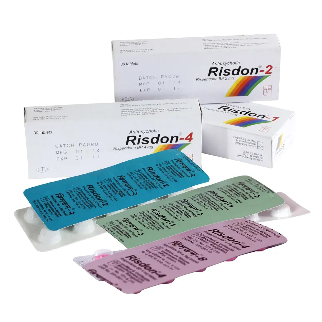 Pack Image: Risdon 4 mg Tablet (3 x 10)