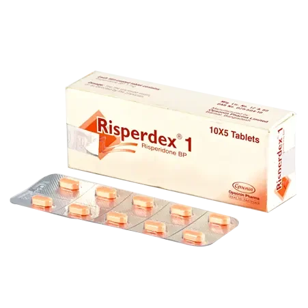 Pack Image: Risperdex 1 mg Tablet (5 x 10)