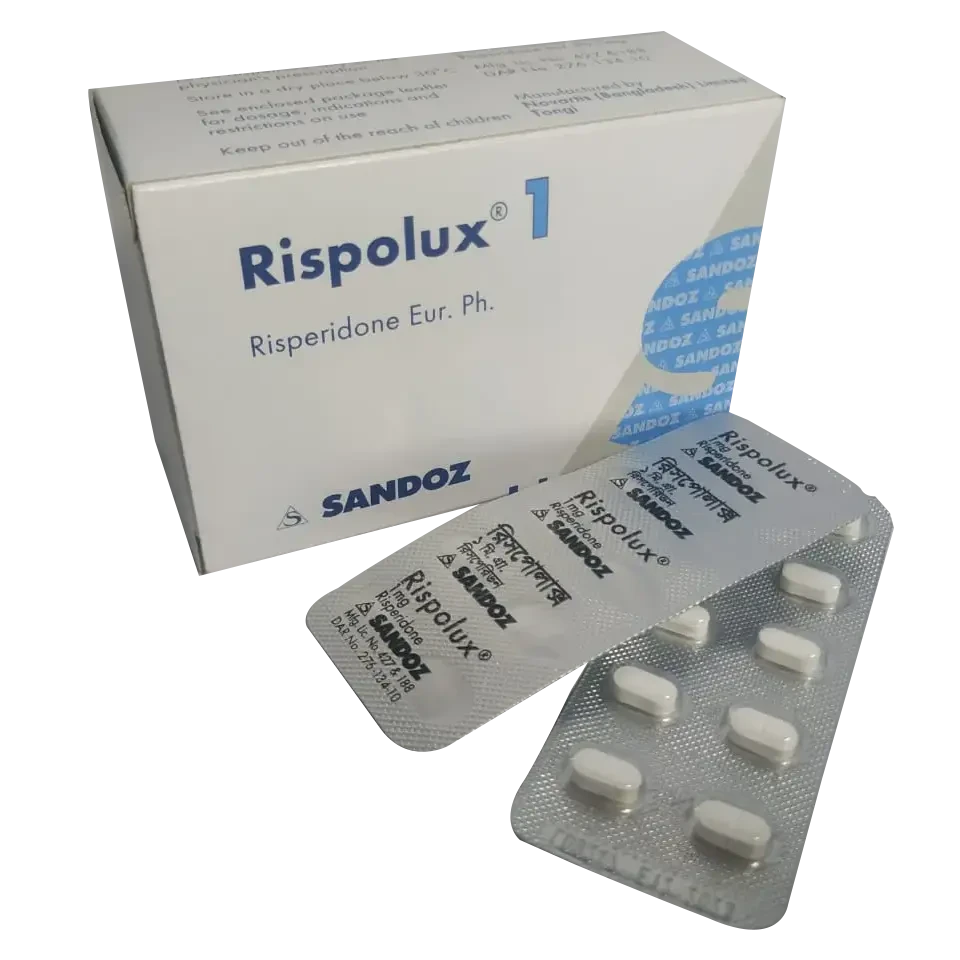 Pack Image: Rispolux 1 mg Tablet (10 x 10)