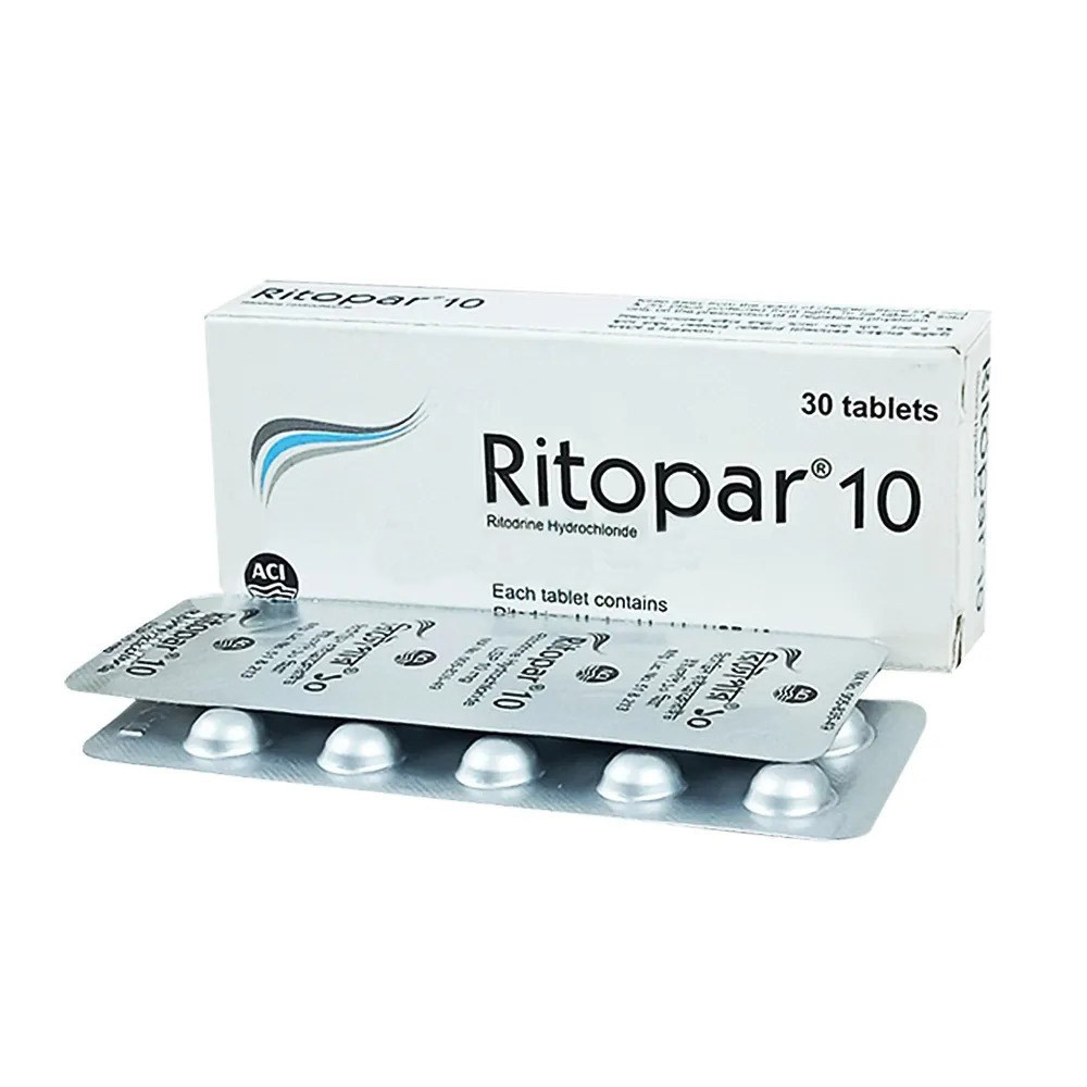 Pack Image: Ritopar 10 mg Tablet (3 x 10)