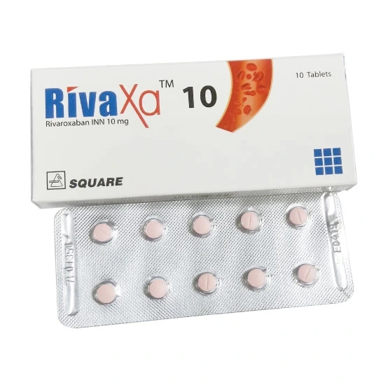 Pack Image: RivaXa 10 mg Tablet (1 x 10)