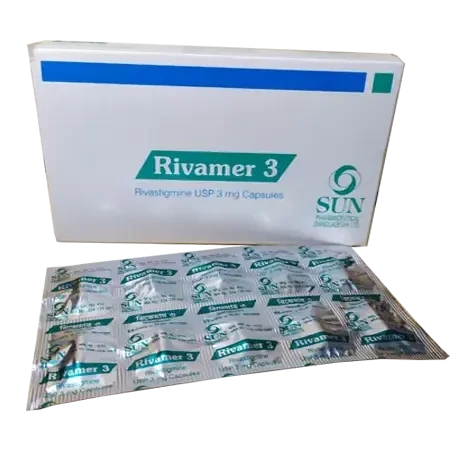 Pack Image: Rivamer 3 mg Capsule (3 x 10)