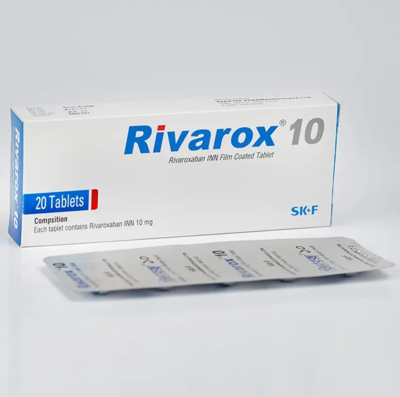 Pack Image: Rivarox 10 mg Tablet (2 x 10)