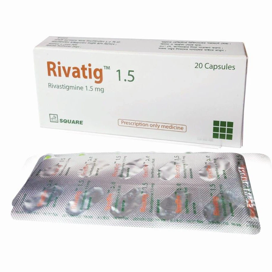 Pack Image: Rivatig 1.5 mg Capsule (2 x 10)