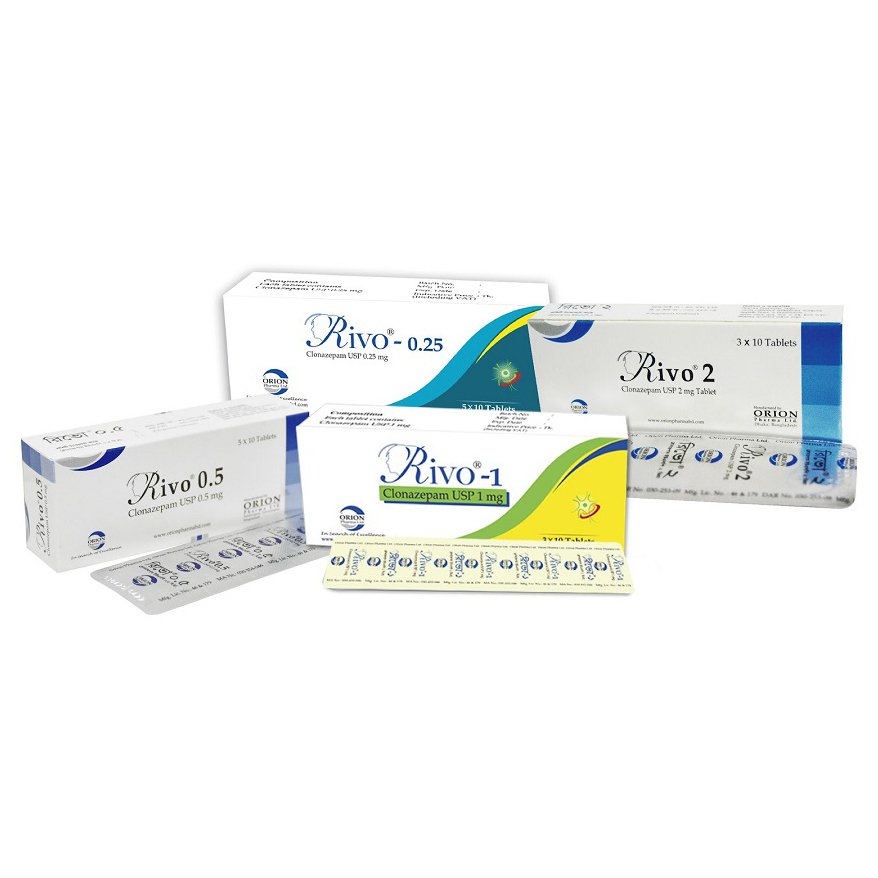 Pack Image: Rivo 1 mg Tablet (3 x 10)