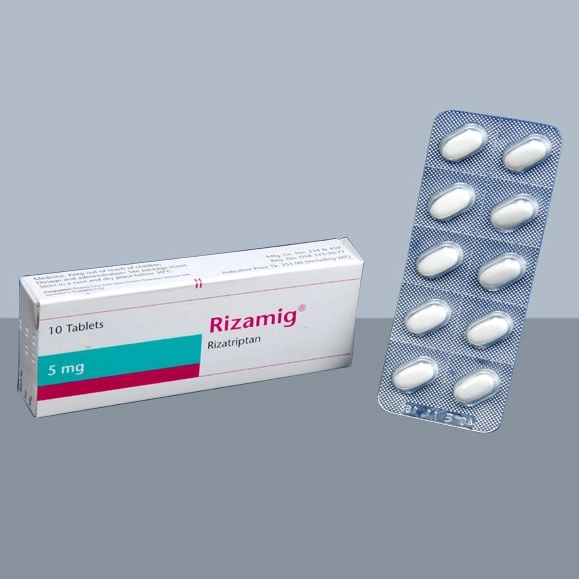 Pack Image: Rizamig 5 mg Tablet (1 x 10)