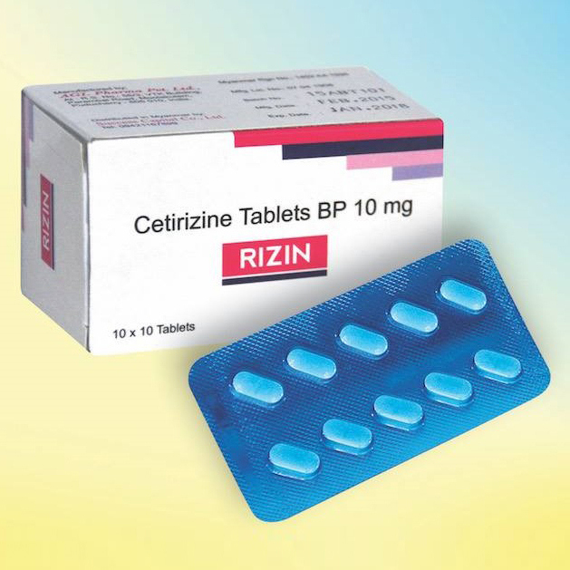 Pack Image: Rizin 10 mg Tablet (10 x 10)