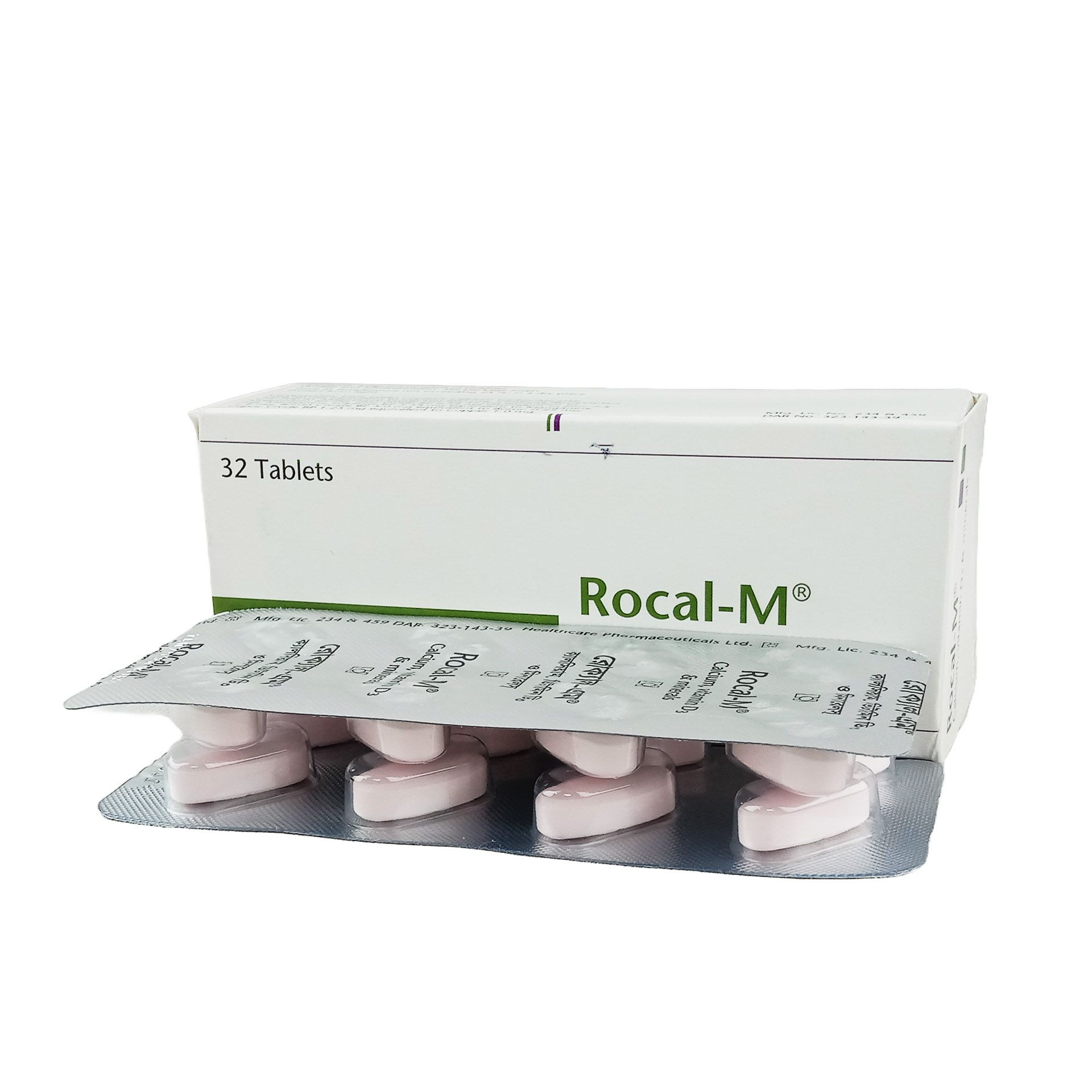 Pack Image: Rocal-M Tablet (4 x 8)