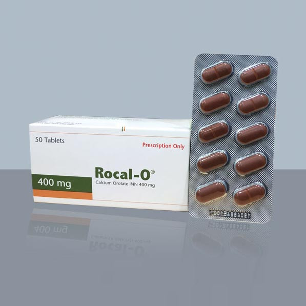 Pack Image: Rocal-O 400 mg Tablet (5 x 10)