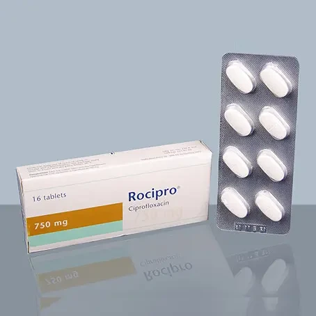 Pack Image: Rocipro 750 mg Tablet (2 x 8)